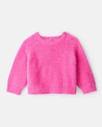 Carter's Baby Girl Brushed Sweater - Pink Fuchsia 24M