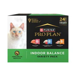 Pro Plan Purina Pro Plan Cat - Indoor Balance, Variety Pack, 24 Ct, 72 Oz