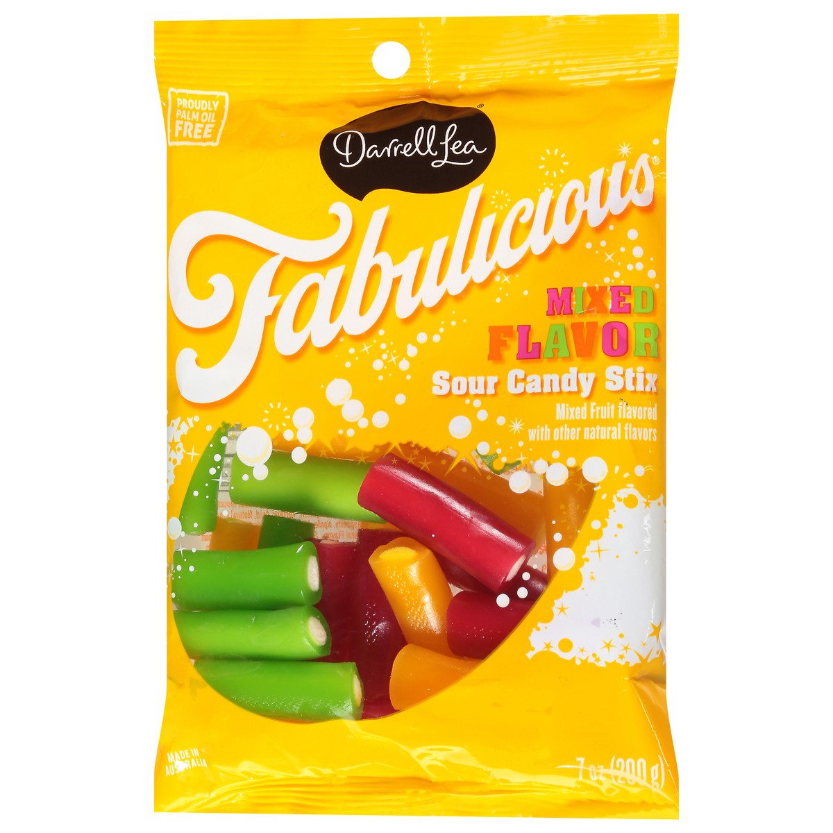 slide 9 of 9, Darrell Lea Mixed Fruit Chewy Stix 7 oz, 7 oz