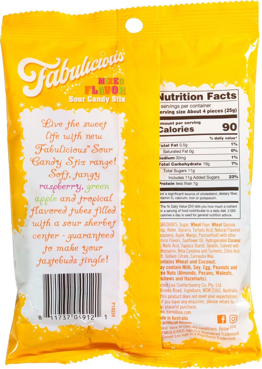 slide 4 of 9, Darrell Lea Mixed Fruit Chewy Stix 7 oz, 7 oz