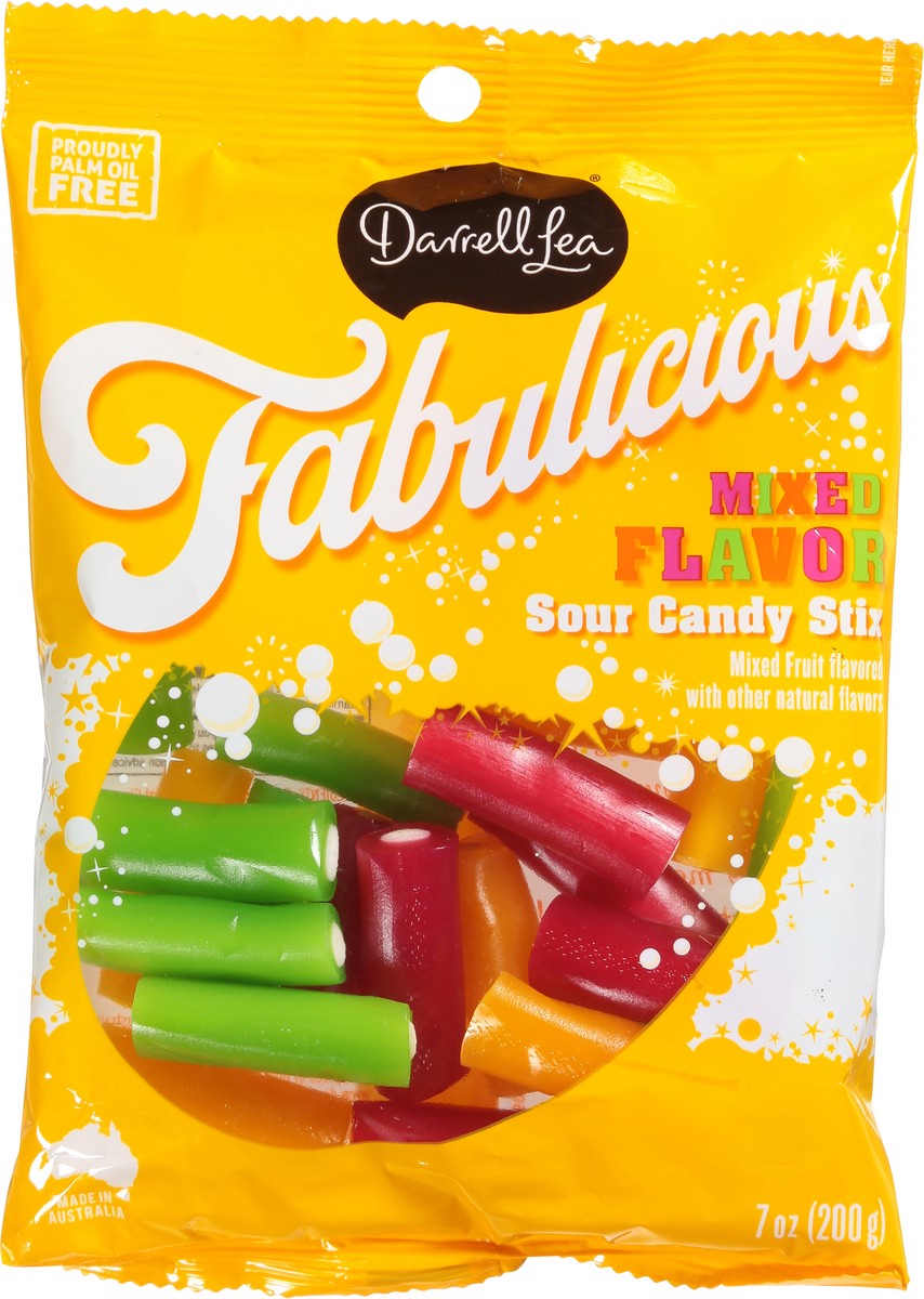 slide 2 of 9, Darrell Lea Mixed Fruit Chewy Stix 7 oz, 7 oz