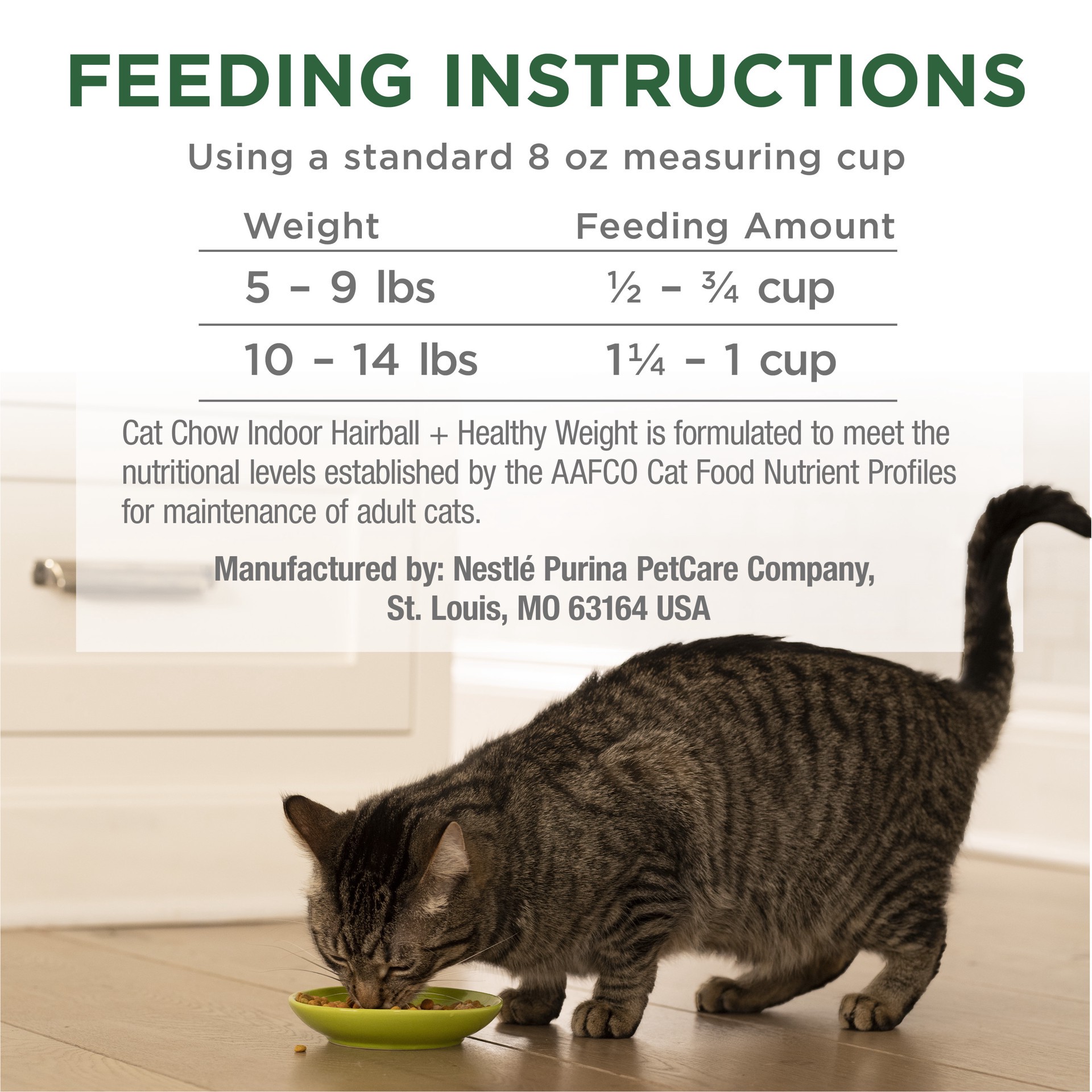 slide 4 of 9, Cat Chow Purina Cat Chow Indoor Dry Cat Food, Hairball + Healthy Weight, 15 lb