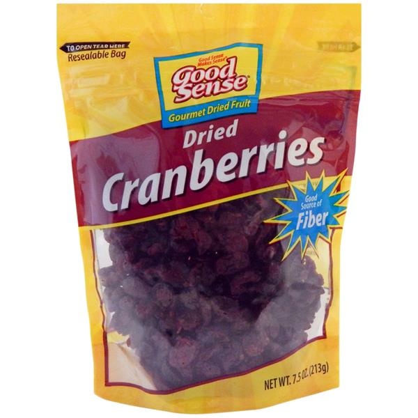 slide 1 of 1, Good Sense Dried Cranberries, 7.5 oz