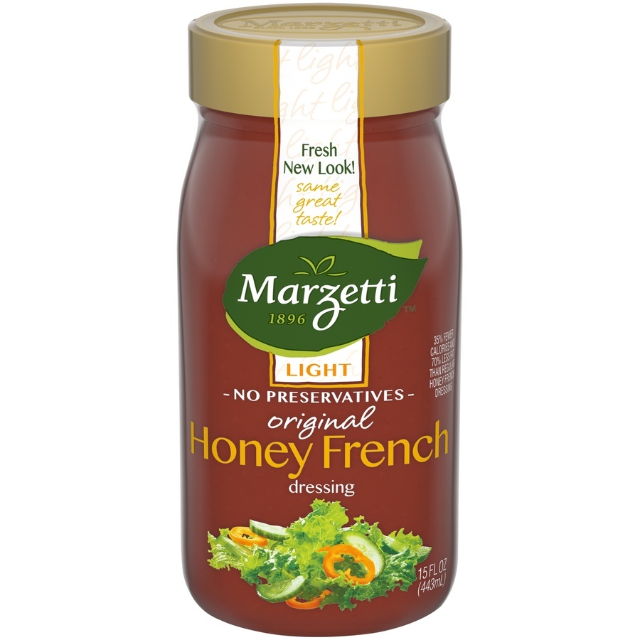 slide 1 of 6, Marzetti Light Dressing, Honey French, 15 oz