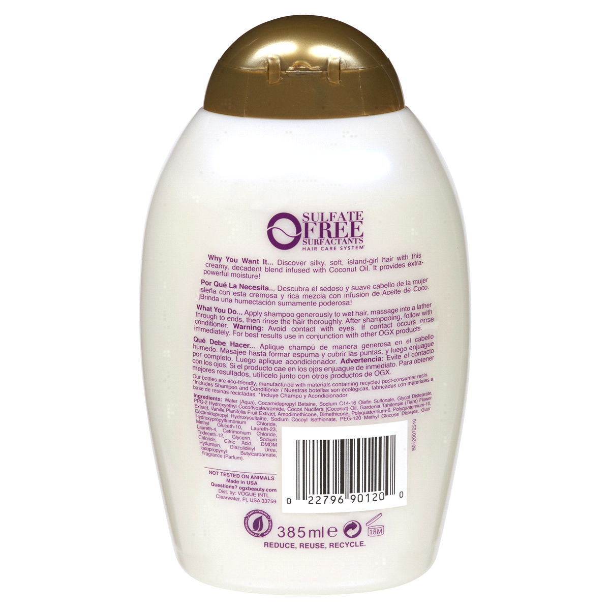 slide 3 of 3, OGX Extra Strength Damage Remedy + Coconut Miracle Oil Shampoo, 13 oz