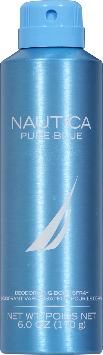 slide 6 of 13, Nautica Deodorizing Pure Blue Body Spray 6.0 oz, 6 oz