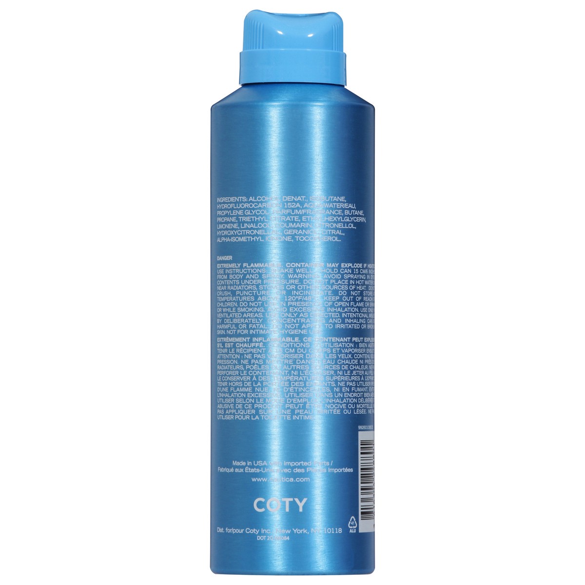 slide 11 of 13, Nautica Deodorizing Pure Blue Body Spray 6.0 oz, 6 oz