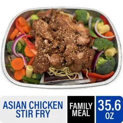Deli Kitchen Asian Chicken Stir Fry With YakiSoba Noodles & Vegetables
