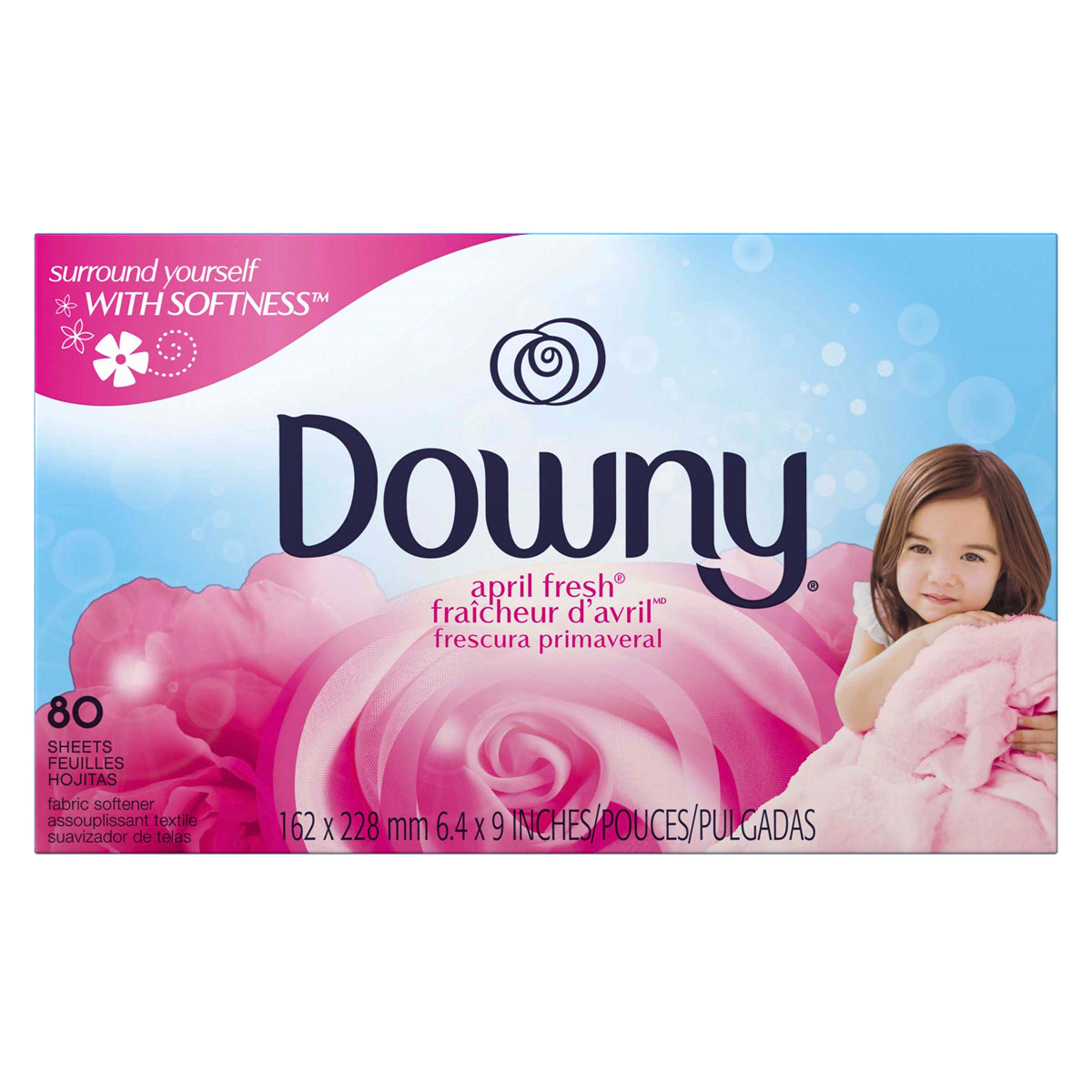 slide 1 of 1, Downy Single Aprl Fresh, 80 ct