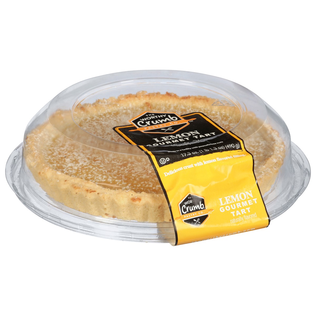 slide 5 of 9, The Worthy Crumb™ lemon gourmet tart, 1 ct