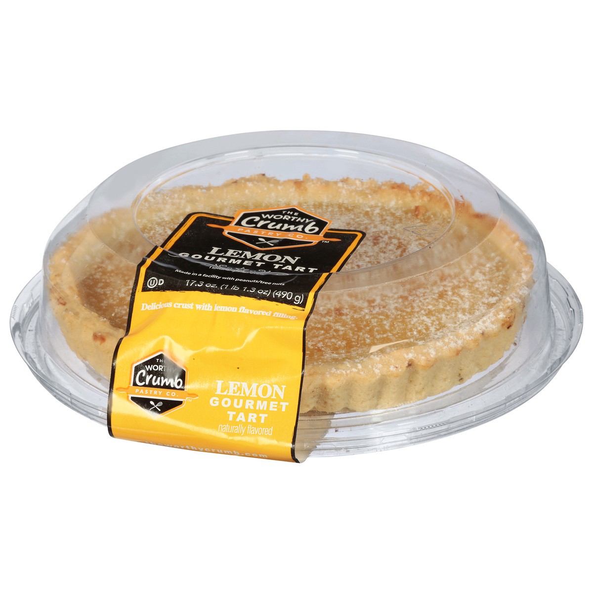 slide 8 of 9, The Worthy Crumb™ lemon gourmet tart, 1 ct