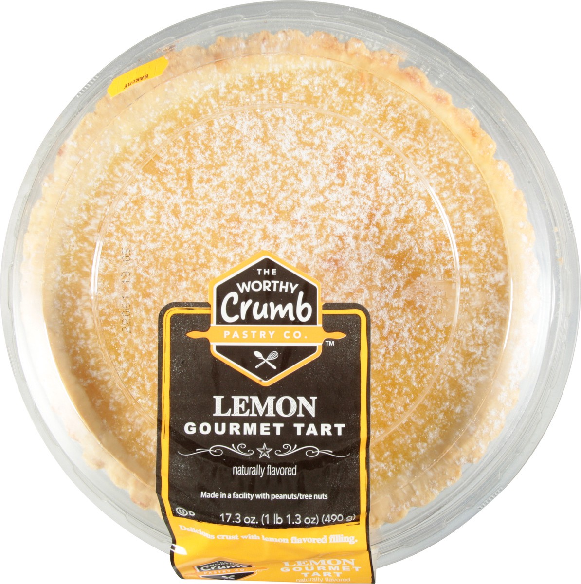 slide 4 of 9, The Worthy Crumb™ lemon gourmet tart, 1 ct