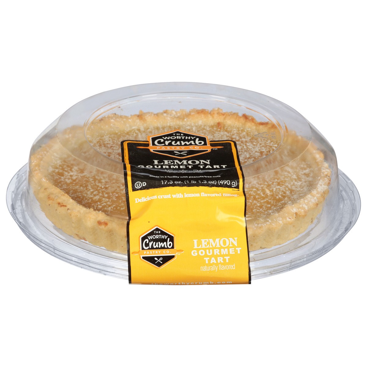 slide 1 of 9, The Worthy Crumb™ lemon gourmet tart, 1 ct