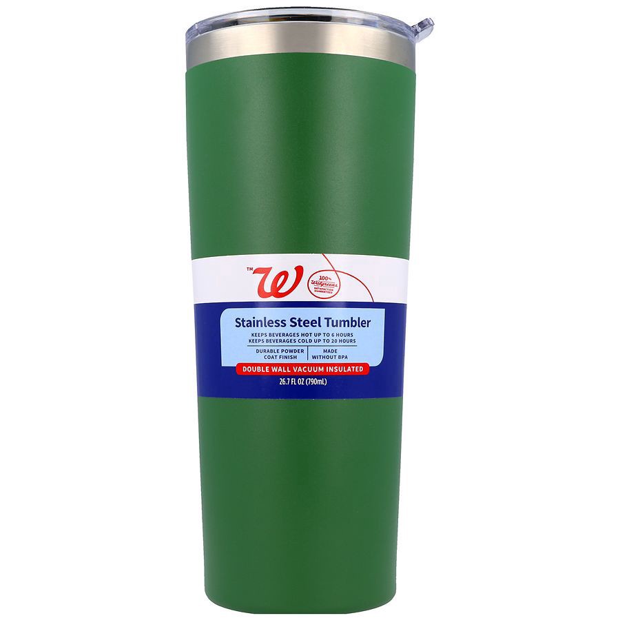 slide 1 of 5, Walgreens Stainless Steel Tumbler 26.7 fl oz, 1 ct