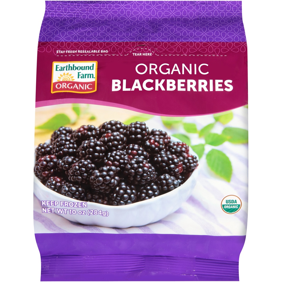 slide 1 of 1, Earthbound Farm Organic Blackberries, 10 oz