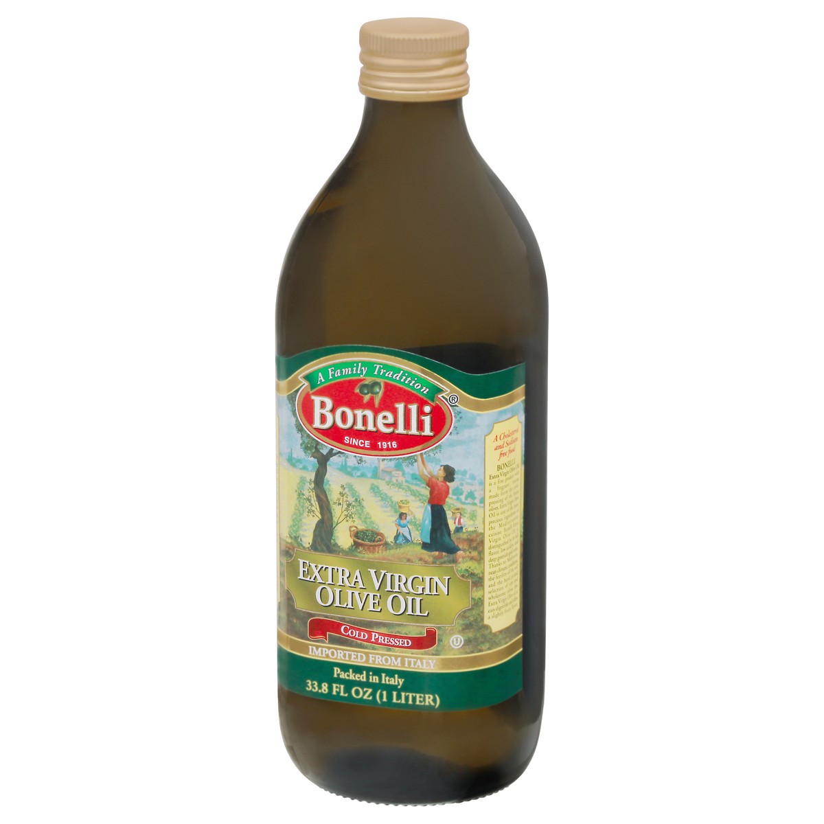 slide 5 of 14, Bonelli Cold Pressed Extra Virgin Olive Oil 33.8 fl oz, 33.8 fl oz