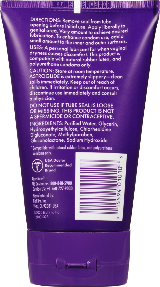 slide 8 of 9, Astroglide Gel Personal Lubricant, 4 oz