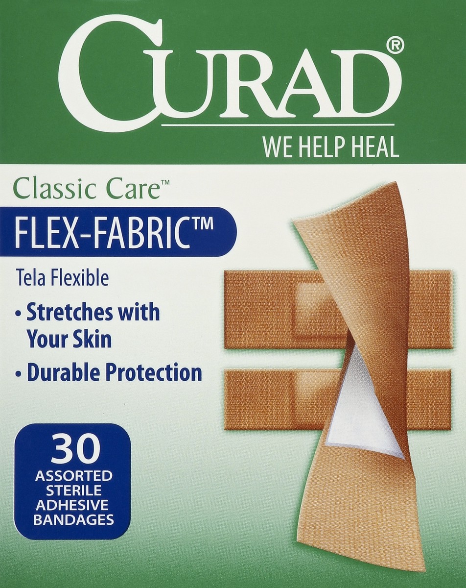 slide 4 of 4, Curad Fabric Bandage, 30 ct