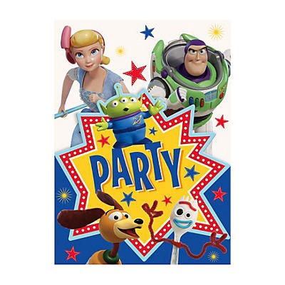 slide 1 of 1, Unique Industries Toy Story Invitations, 8 ct