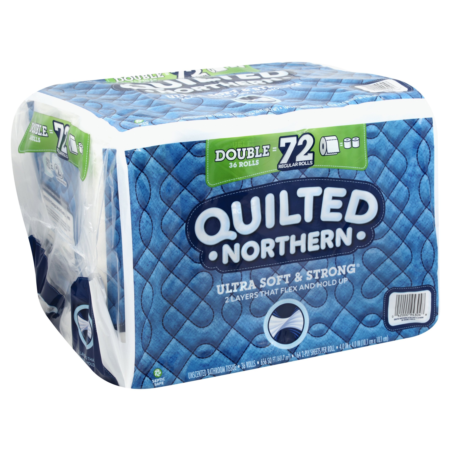 slide 1 of 1, Quilted Northern Soft & Strong Bath Tissue Double Roll, 36 ct
