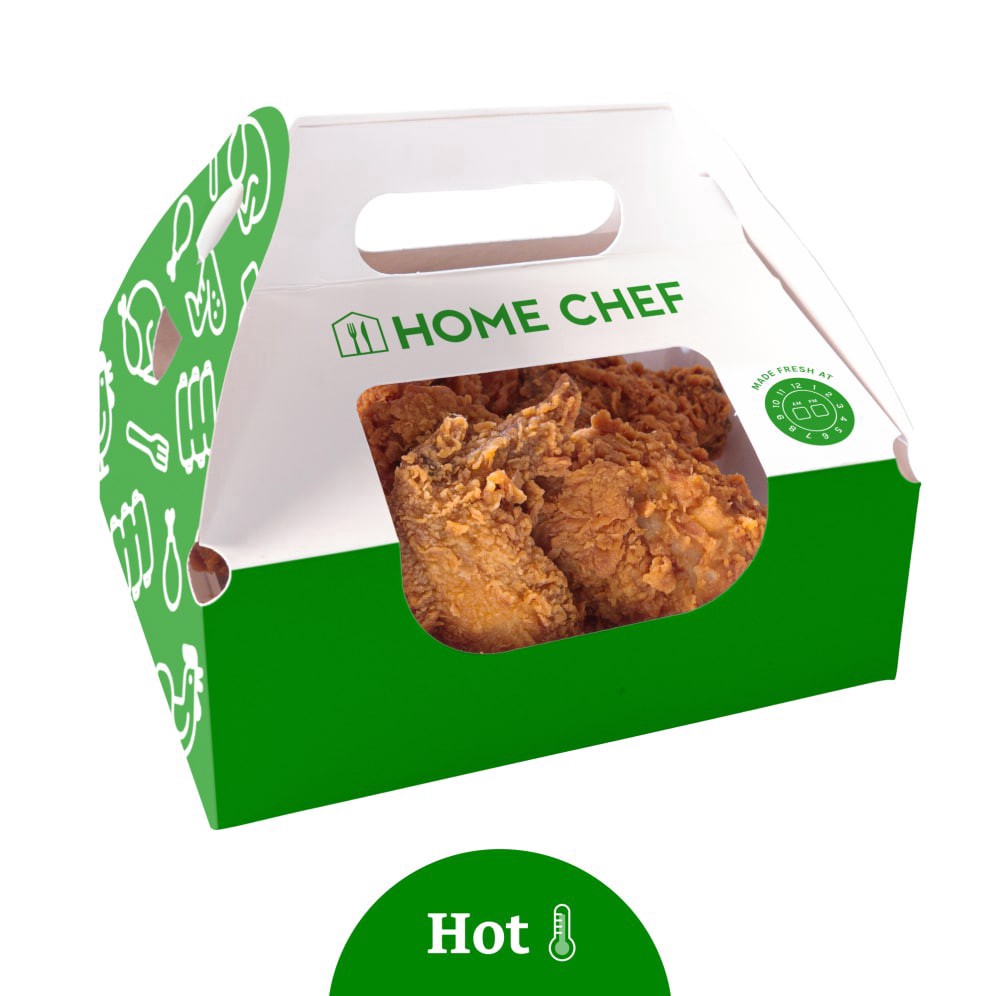 slide 1 of 2, Home Chef Fried Chicken- Hot, 4 ct