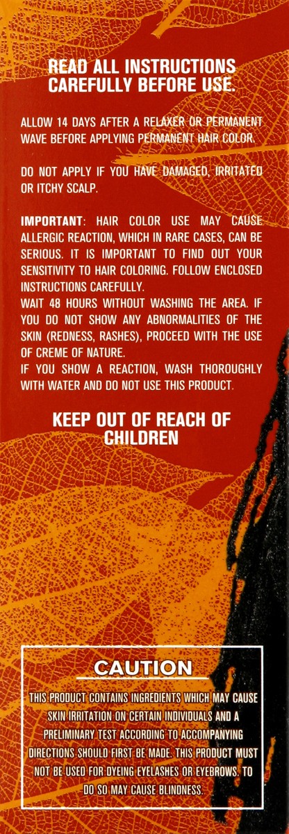 slide 3 of 5, Creme of Nature Exotic Shine Hair Color with Argan Oil, Intense Black, 1 ct