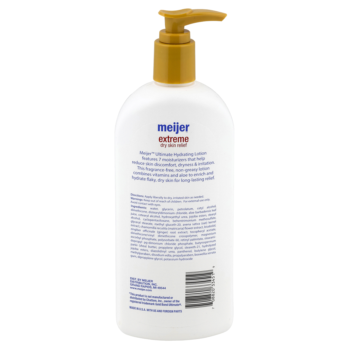 slide 2 of 2, Meijer Extreme Dry Skin Formula Ultimate Hydrating Lotion, 13 oz