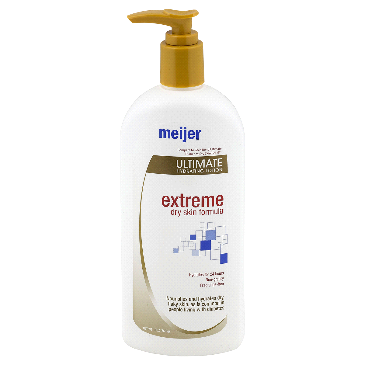 slide 1 of 2, Meijer Extreme Dry Skin Formula Ultimate Hydrating Lotion, 13 oz