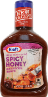 slide 1 of 1, Kraft Spicy Honey Barbecue Sauce, 18 oz