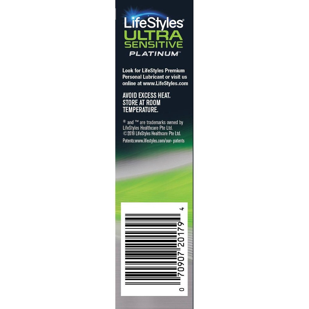 slide 3 of 4, LifeStyles Ultra Sensitive Platinum condoms, 12 ct