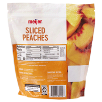slide 4 of 5, Meijer Frozen Sliced Peaches, 16 oz