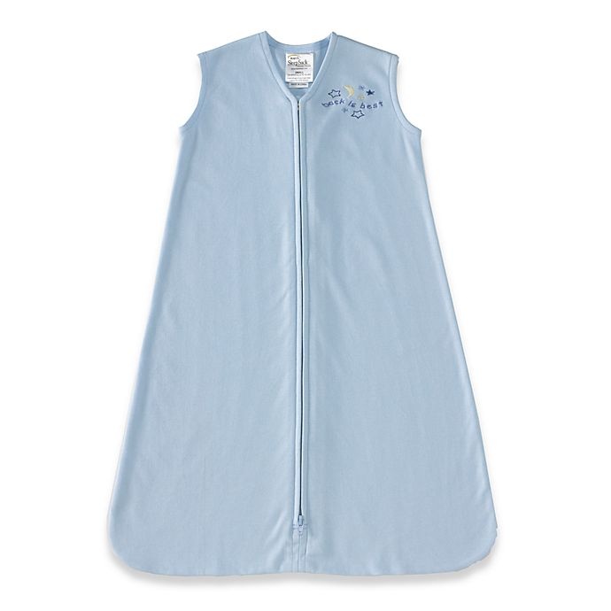 slide 1 of 1, HALO SleepSack Medium Cotton Wearable Blanket - Blue, 1 ct