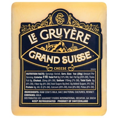 slide 1 of 1, Grand Suisse Grand Swiss Gruyere Ew 6oz, 6 oz