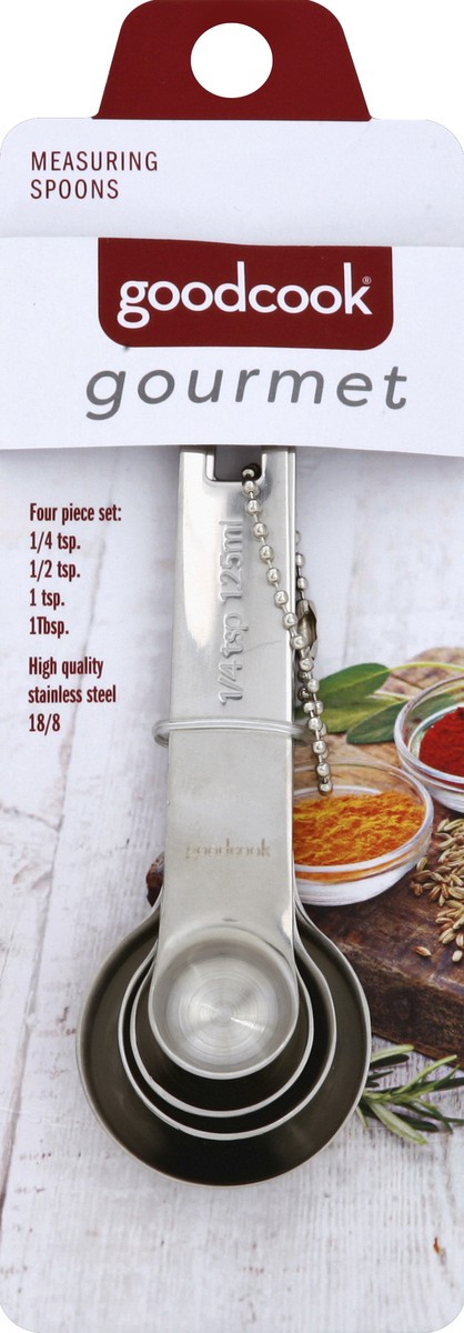 slide 1 of 2, Good Cook 4Pc Measure Spoon Set, 1 ct