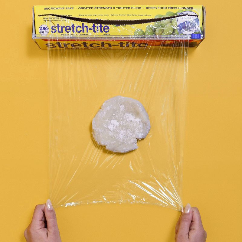 slide 5 of 6, Stretch-tite Plastic Wrap, 250 sq ft
