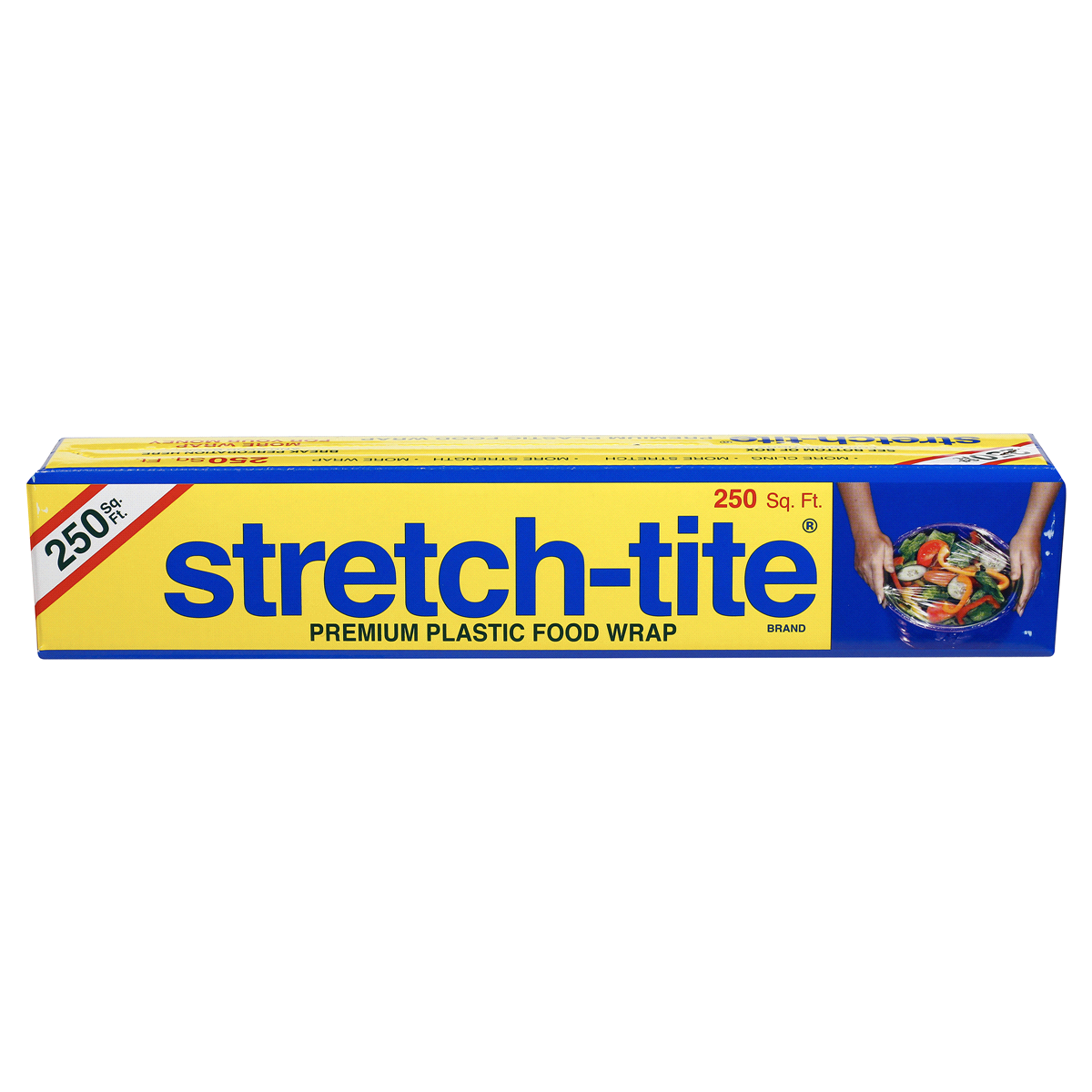 slide 1 of 1, Stretch-tite Plastic Wrap, 250 sq ft