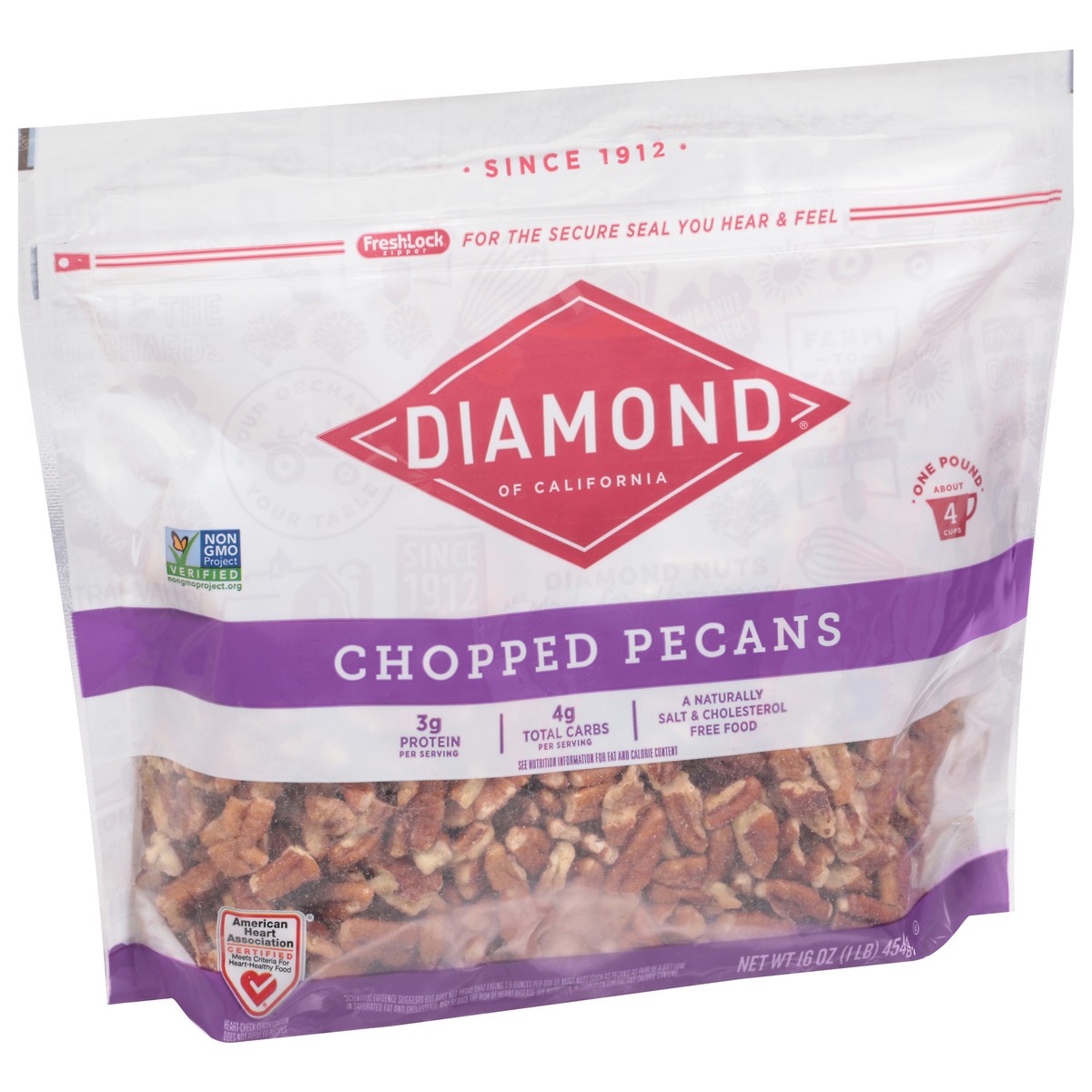 slide 8 of 9, Diamond of California Chopped Pecans 16 oz, 16 oz