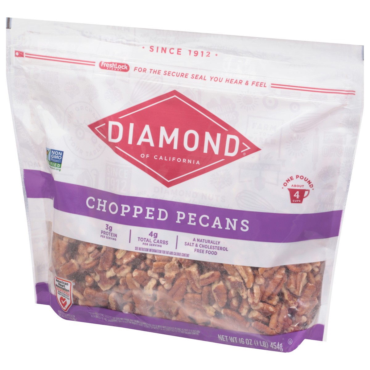 slide 7 of 9, Diamond of California Chopped Pecans 16 oz, 16 oz