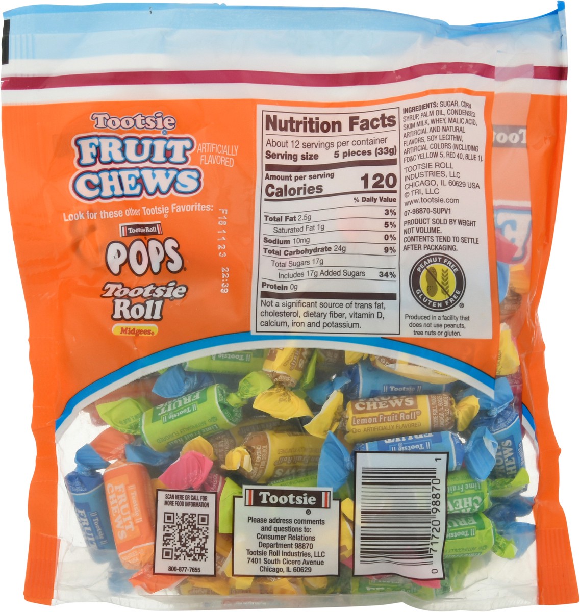 slide 4 of 9, Tootsie Fruit Chews 14.37 oz, 14.37 oz
