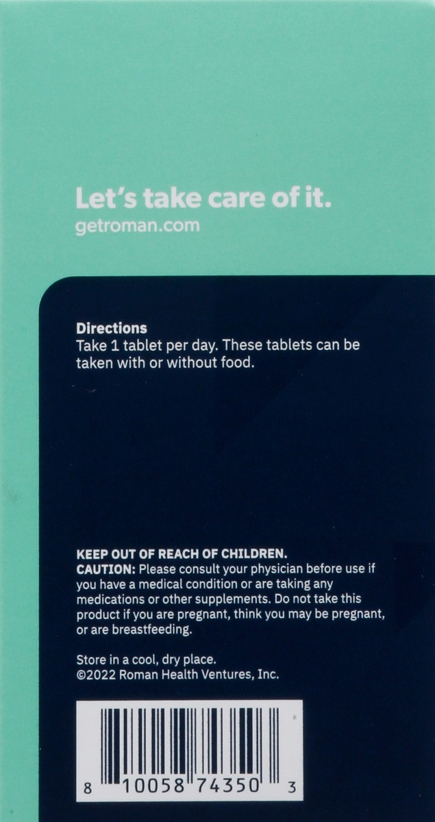 slide 12 of 14, Roman Prostate Health, Tablets, Men's, 120 ct