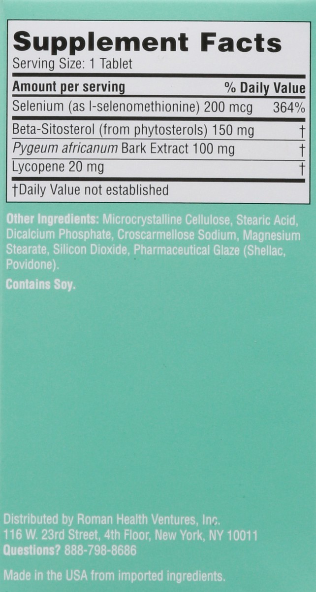 slide 11 of 14, Roman Prostate Health, Tablets, Men's, 120 ct