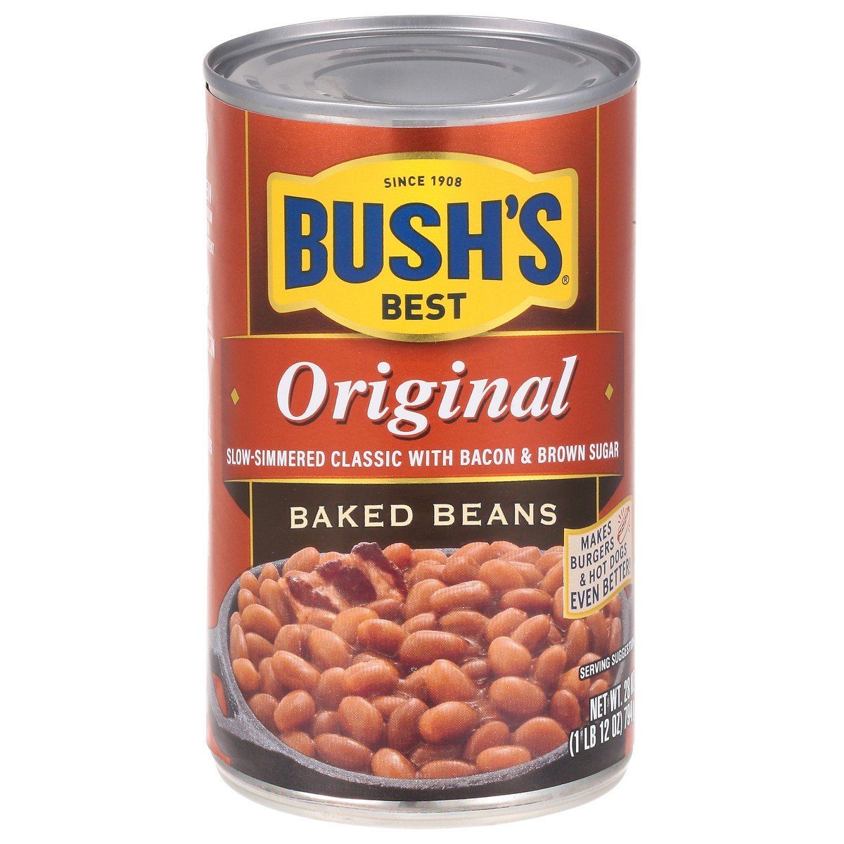 slide 1 of 9, Bush's Best Original Baked Beans, 28 oz