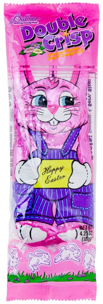 slide 1 of 1, Palmer Solid Double Crisp Rabbit Chocolate Easter Candy, 4.25 oz