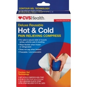 slide 1 of 1, CVS Health Deluxe Reusable Hot Cold Pain Relief Compress Small, 1 ct