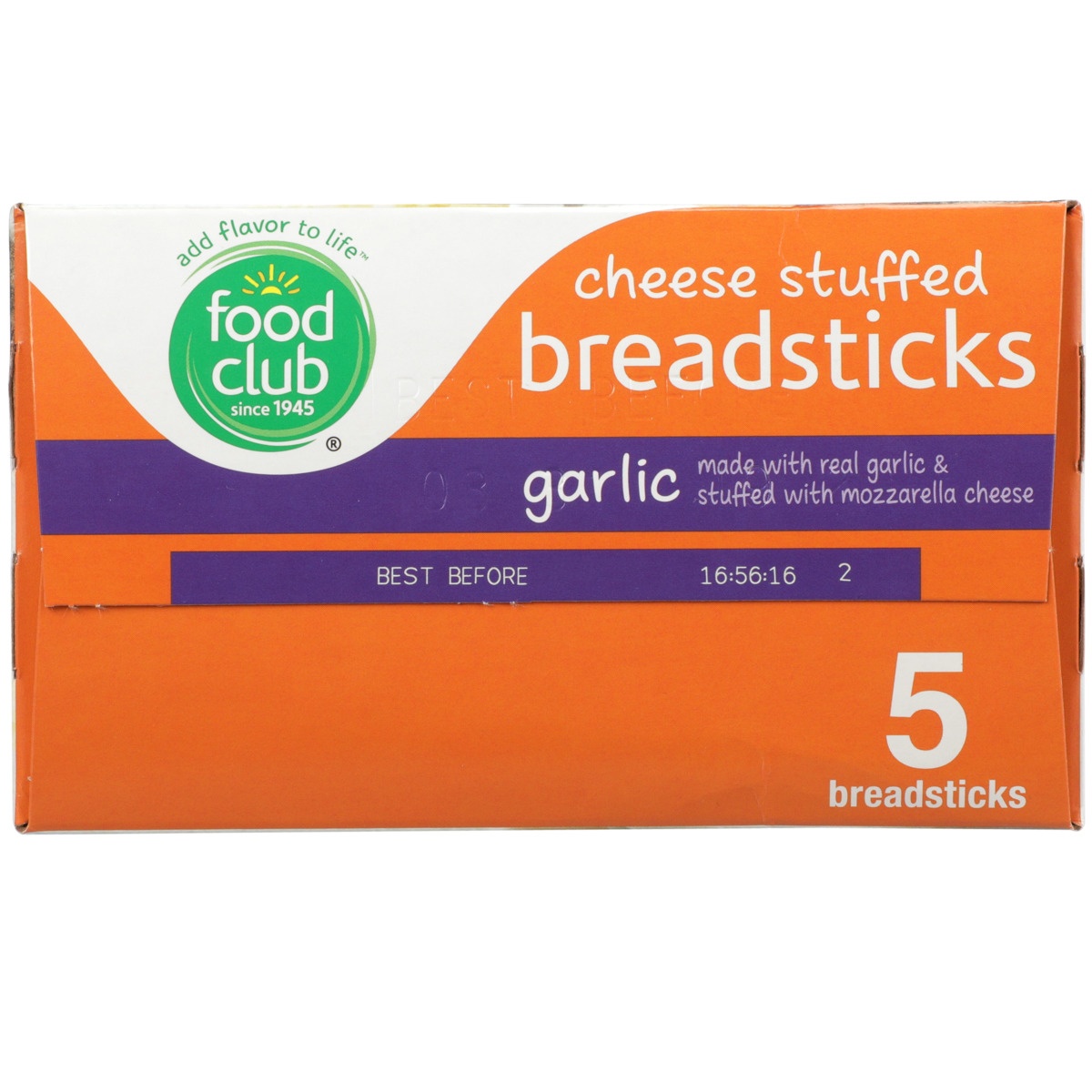 slide 6 of 10, Food Club Garlic Cheese Stuffed Breadsticks, 11.5 oz