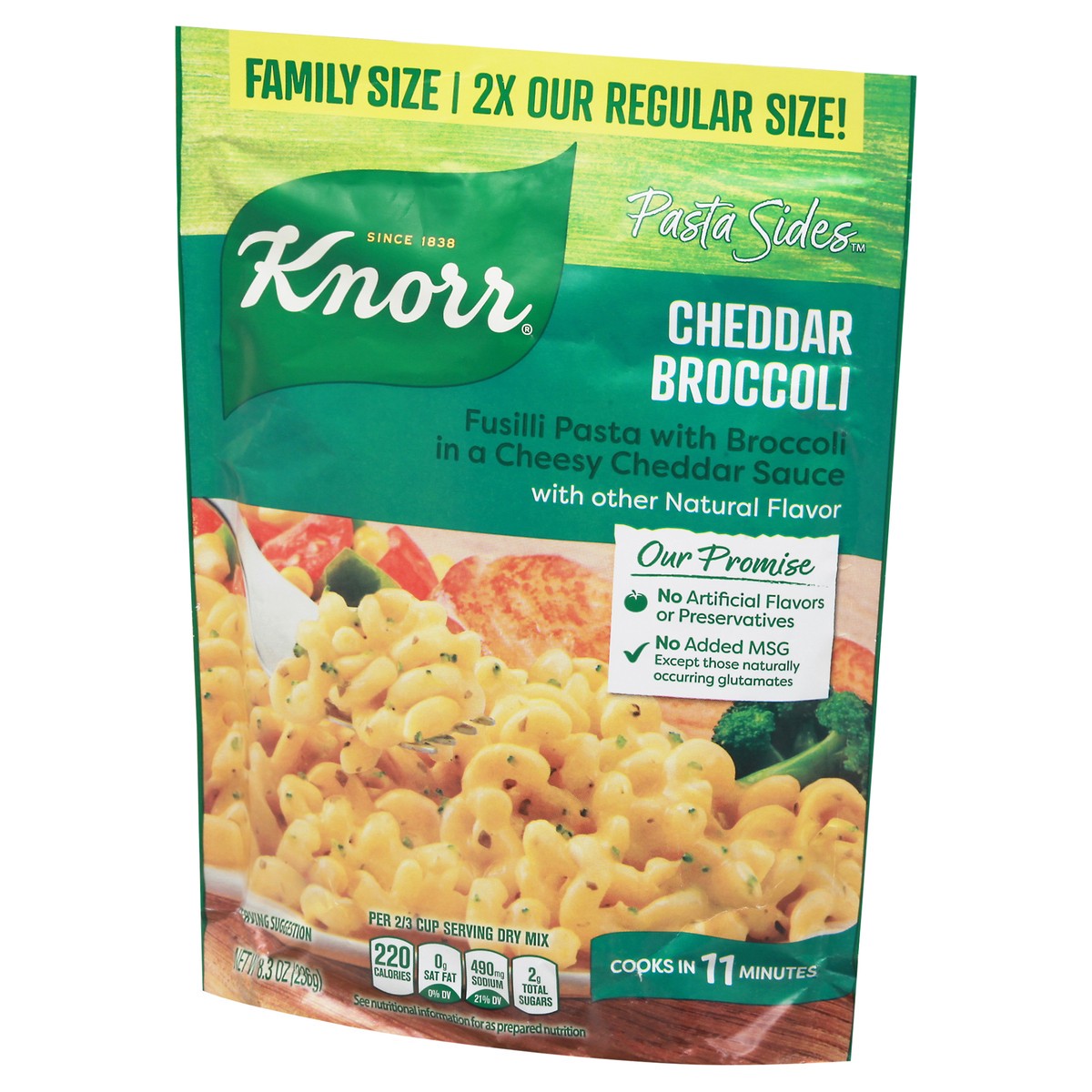 slide 9 of 9, Knorr Pasta Sides Cheddar Broccoli Family Pack, 8.6 OZ, 8.6 oz