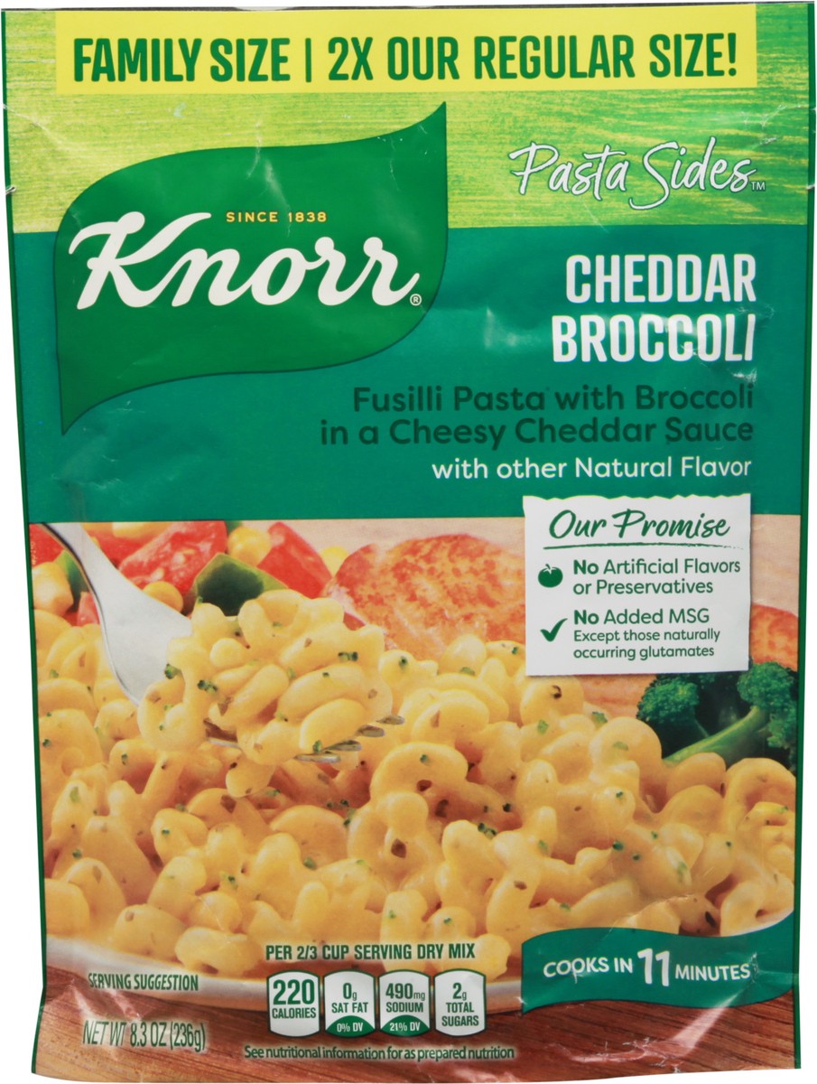 slide 4 of 9, Knorr Pasta Sides Cheddar Broccoli Family Pack, 8.6 OZ, 8.6 oz