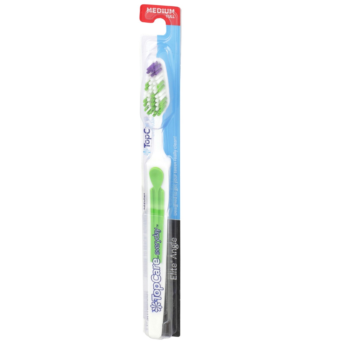 slide 3 of 8, TopCare Elite Med Toothbrush, 1 ct