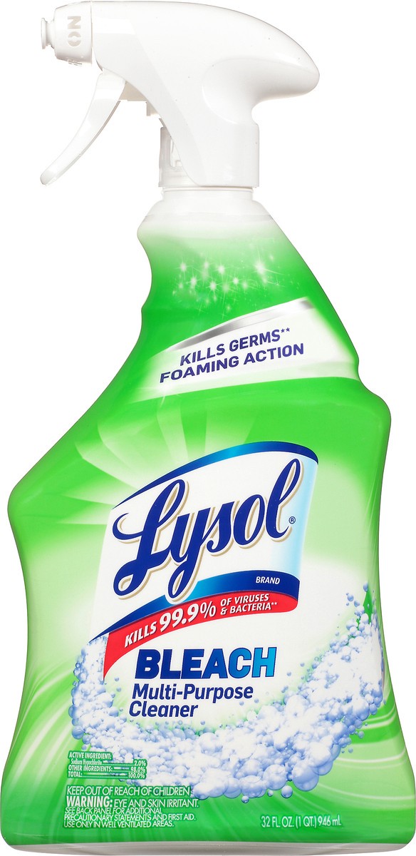 slide 1 of 3, Lysol Bleach Multi-Purpose Cleaner 32 oz, 32 oz