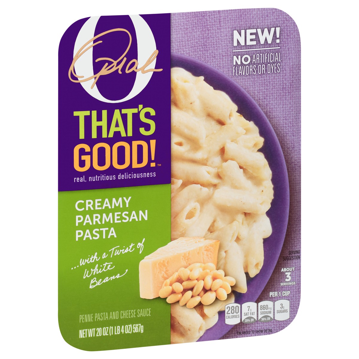 slide 8 of 13, O, That's Good! Creamy Parmesan Pasta, 20 oz Package, 20 oz